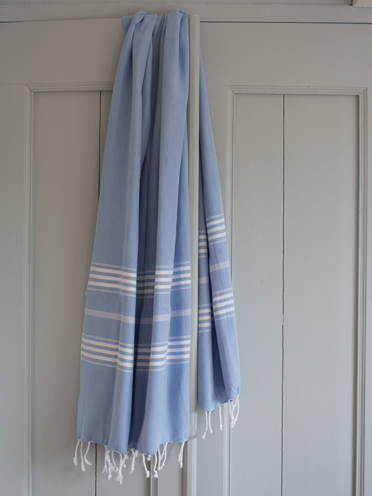 hammam towel blue